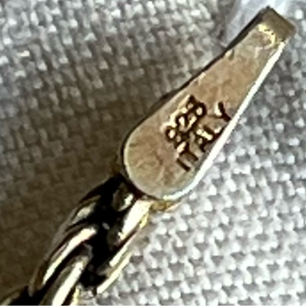 Very nice 925 Silver Rope Chain Necklace - Picture 5 of 6